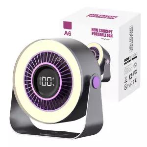 탁상 벽걸이 겸용 선풍기 무드등 캠핑 휴대 포터블팬소형 용미니 USB 책상 용선풍기 무선 캠핑용
