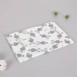 AMGB08 토끼그레이외출용담요 유아낮잠이불 캐릭터 패턴 아가 아기 무릅