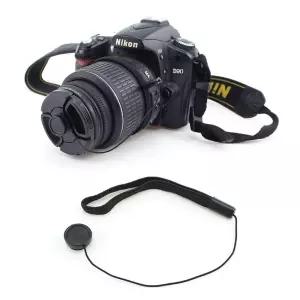 카메라 렌즈캡 분실 방지 스트랩 끈 줄 소니 니콘 호환 DSLR 미러리스