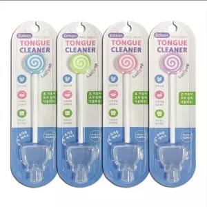 롤리팝 에디슨 항균 혀클리너 4개세트혓바닥백태 제거 설태 일회용 칫솔 닦기