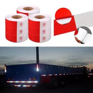 30미터 다용량 반사판테이프 화물차 트럭 야간운행야광스티커 축광 형광 안전 표시 작업