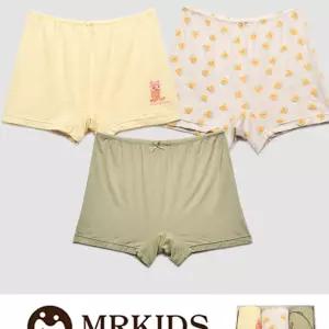 브레드이발소 여아 드로즈 3매팬티 주니어 사각