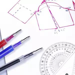 열에 지워지는 재단 초크펜 원단 의류 수선 기화 열펜 원단기화펜