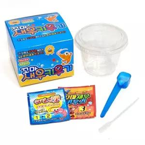 꼬마새우키우기(12개)키우기 관찰학습 자연 교구 과학 키우기 달란트시장 단체선물 판촉물 씨몽키 바다