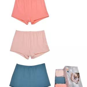 인견 여아와 주니어 드로즈 팬티 3매입사각 사각 속옷 여학생 어린이 키즈