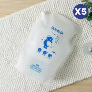 프랭클린 신생아 섬유 린스 유연제 빨래 세제 1L 5개 BNA