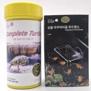 [SIMPLE STEP]어밥 심플 컴플리트 터틀스틱 거북이 사료 밥 먹이 250ML 푸드컵 푸드펜스 피딩링 세트