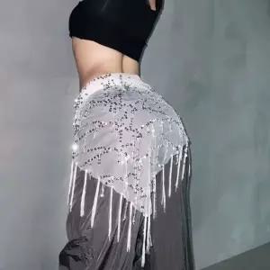 요기네 발레 무용복 줌바 댄스복 랩스커트 스카프 댄스 힙