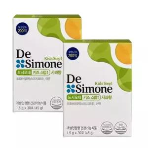 드시모네 스텝1 사과향 1.5g 30포 x 2개