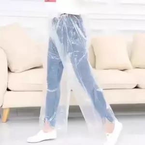 화이트 10P 발미포함 일회용 바지 우비바지