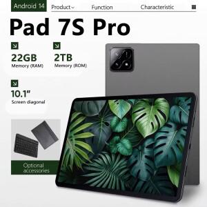 2025 패드 7S 프로 태블릿  14 PC 스냅드래곤888 10인치 타블렛 22GB2TB 10000mAh   5G 듀얼 SIM 카드 WiFi