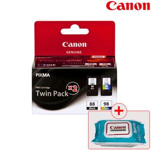 캐논 정품 잉크 PG-88+CL-98 트윈팩 PG88 CL98 E500 E510 E610