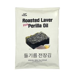 한끼도둑 들기름전장김 30g 1봉