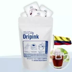 아트박스/드립핑크 드립핑크 갓볶은 콜롬비아 10g x 20봉 드립백커피 ( 보관 편한 지퍼백포장)