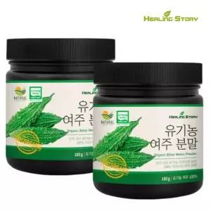 힐링스토리 국산 유기농 여주 분말 가루 180g 2통