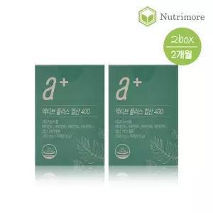 [뉴트리모어] 액티브 플러스 엽산 400(30정) 2통(2개월) / 4세대 활성엽산 임신준비 수유부 Quatrefolic...