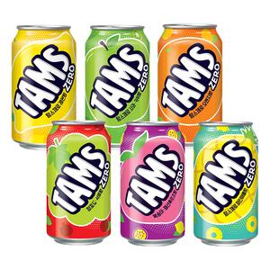 탐스제로 355mlx24캔 6종 모음/오렌지 레몬 사과 파인애플 청포도 복숭아