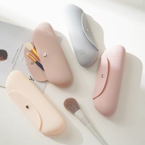 귀여운 여행용 실리콘 메이크업 브러쉬 케이스 화장품 정리 파우치