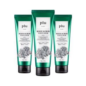 플루 바디스크럽 바디 각질제거 스크럽 화이트머스크 200g 3개