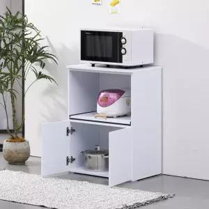 (착불)우아미가구 데필레 다용도 틈새렌지대 600 원목 손잡이 포