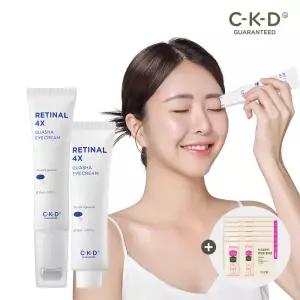 CKD 레티날4X 괄사 아이크림 30ml+리필 30ml+콜라겐크림 2ml 6매 증정(아이크림 유통기한 : 2026-11-03)
