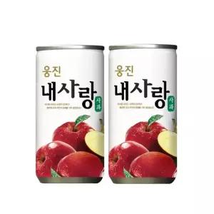 웅진 자연은 사과 180ml 30캔