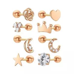 [골드피아] 14K 골드핀 피어싱 (1개)