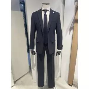 [지이크](센텀시티점)25S/S [ITALY FABRIC] 이태리 최고급 프리미엄(사방스판) 원단 네이비정장(PKJ2065...