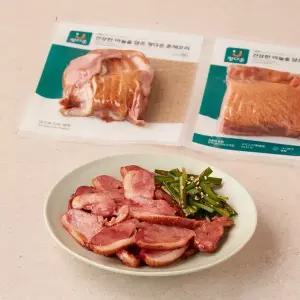 [냉장][정다운] 건강한 마늘을 담은 훈제오리 400g (200g*2팩)