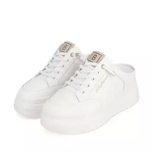 [본사운영] BABARA 소가죽 여성뮬스니커즈 3.5cm_BBG174