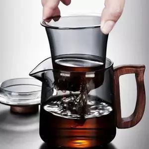 내열유리 차포트 450ml 홍차 로즈마리 차팟 티포트 (WFHEY2Z)