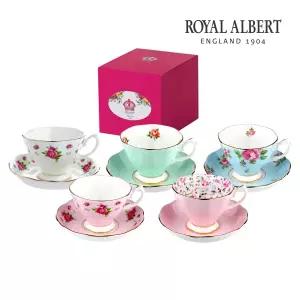 [롯데백화점]로얄알버트 뉴황실장미 커피잔 1인조 (선택형)