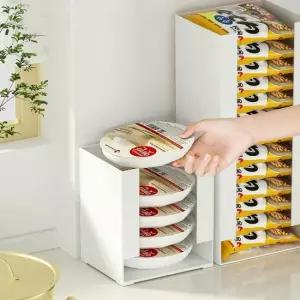 싱크대 탕비실 화장대 즉석밥 라면 수납 정리 보관함 주방정리 라면정리 즉석밥정리 주방수납