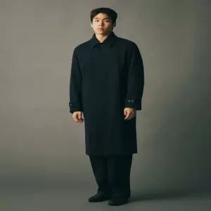 히스 헤지스 25FW [시즌오프][HIS]네이비 울 캐시미어 오버코트 HZCO5F803N2