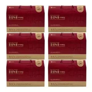 종근당건강 홍삼녹용 프리미엄 50ml x 30포 x 6박스