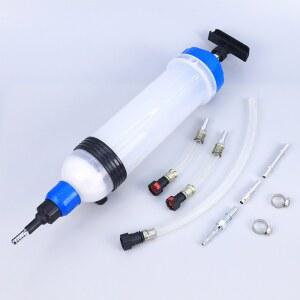 오일교환 인출기 주사기 흡입기 펌프 석션 디스펜서 1.5L 호스 연료 흡입 대형 주입기
