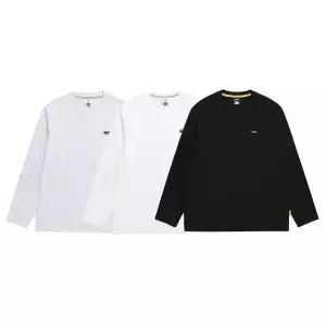 [내셔널지오그래픽] N241UTS910 스몰 로고 긴팔 티셔츠 3종택1