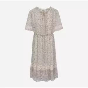 [롯데백화점]써스데이 아일랜드 [여성]보더믹스 미디 원피스(T256MOP323W)