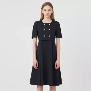 [롯데백화점]케네스레이디 제이엘 더블버튼 원피스 (EGOPOF98)