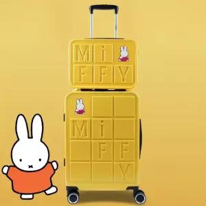 윤슬디자인 기내용 학생 캐리어 여행가방 2종 세트  캐리어 결합 레디백 13인치+20인치 미니 귀여운 케리어