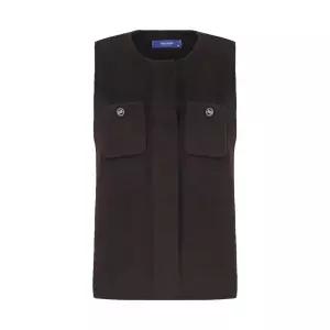 [올리비아하슬러] 퀼팅 라운드넥 베스트_OHCWVT102