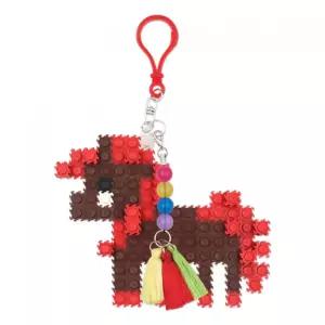 툭툭블럭 말 키링 만들기 키고리 가방걸이 미니 디폼 블럭 도안 세트