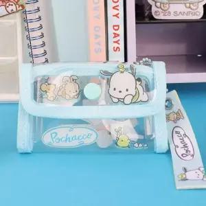 [콩심팥심]산리오 투명 키링 카드지갑 포차코 1P 예쁜 동전 지갑