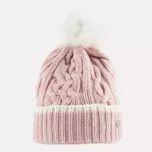 르꼬끄 여성 퍼 방울 플리스 비니 QP422WBNN1 LPK