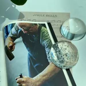 수정 구슬 문진 인테리어 책상 크리스탈 문진 유리 원형 데스크 클리어 글라스 아크릴 장식용