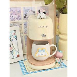 커피 메이커 머신 미니 휴대용 원두 홈카페 사용이편리한 카키색 빵 커피머신