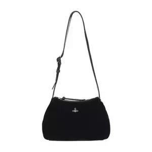 비비안웨스트우드 25FW 블랙 케이트 스웨이드 숄더백 4602000UW L007E N401