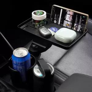 자동차 차량용 멀티 컵홀더 테이블 선반 트레이 수납 C139