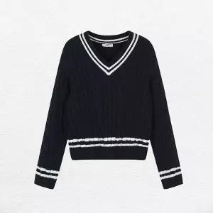 [폴햄]여성 포그니 브이넥 케이블 풀오버 니트_PHD4ER2080