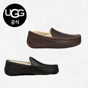 [UGG]어그 남성풀그레인 소가죽 아스콧 슬리퍼(아스콧)택2종25FW 1655303001,002 2519417